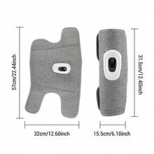 Hailicare 小腿按摩器 - 全自动电动腿部按摩器，3种模式，气压按摩，压缩紧身裤，缓解肌肉酸痛，塑造纤细腿部线条，USB充电