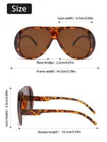 1-4pcs Plastic Geometric Minimalist Stylish Fashion Glasses, New Fashion Eyewear For Women, Suitable For Camping, Daily Life, Beach Party, Street Photography, Holiday Outfit, Festival Gift, Weekend Attire, Party Accessory - Multicolor - View 11