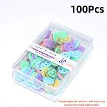 50/100/200 chiếc Ghim định vị, Ghim ngọc trai màu, Ghim trang trí, Ghim may quần áo, Nút, Nơ - Nhiều màu - Xem 18