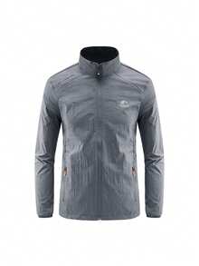 Men's UV+ Sun Protection Jacket - Breathable, Waterproof And Ultra Lightweight For Outdoor Sports - Gris - Ver 1
