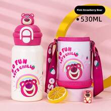 Disney 3D Character Insulated Cup For Children, Elementary School Straw Cup, Direct Drinking Character Double Drinking Insulated Cup, Kindergarten Water Cup, Elementary School Straw Cup, 530ML - Multicolor-530ml - View 15