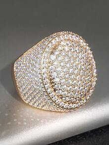 1 件经典方晶锆石戒指，适合女士结婚订婚周年派对珠宝情人节礼物情人节 - 1# - 查看 5