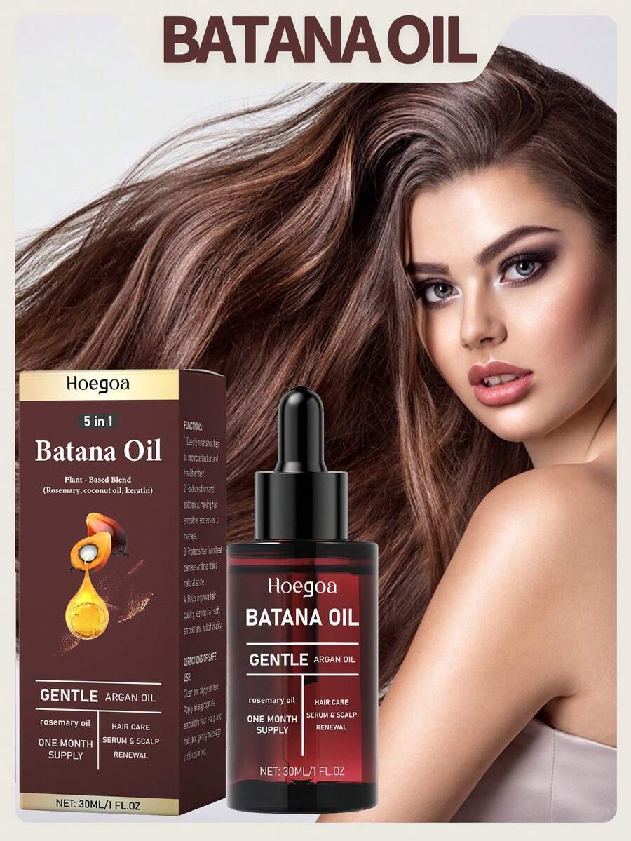 1瓶30毫升巴塔纳护发油，滋养护发油，保湿滋养受损头发，强韧发丝，富含角蛋白，改善发质，焕活秀发，防止脱发，促进头发浓密，适合所有发质。 - 巴塔納護髮精油 - 查看 1