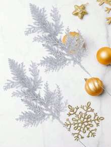 20/10/2 pièces Aiguilles de pin scintillantes de Noël, pics et vaporisateurs de Noël, tiges de feuilles de cèdre artificielles, tiges de feuilles de Noël, pour artisanat DIY, couronnes, décoration de la maison. Aiguilles de pin artificielles rouges scintillantes, pics floraux de Noël artificiels, branches pour arbre de Noël, couronnes, bouquets de mariage, décoration saisonnière d'hiver