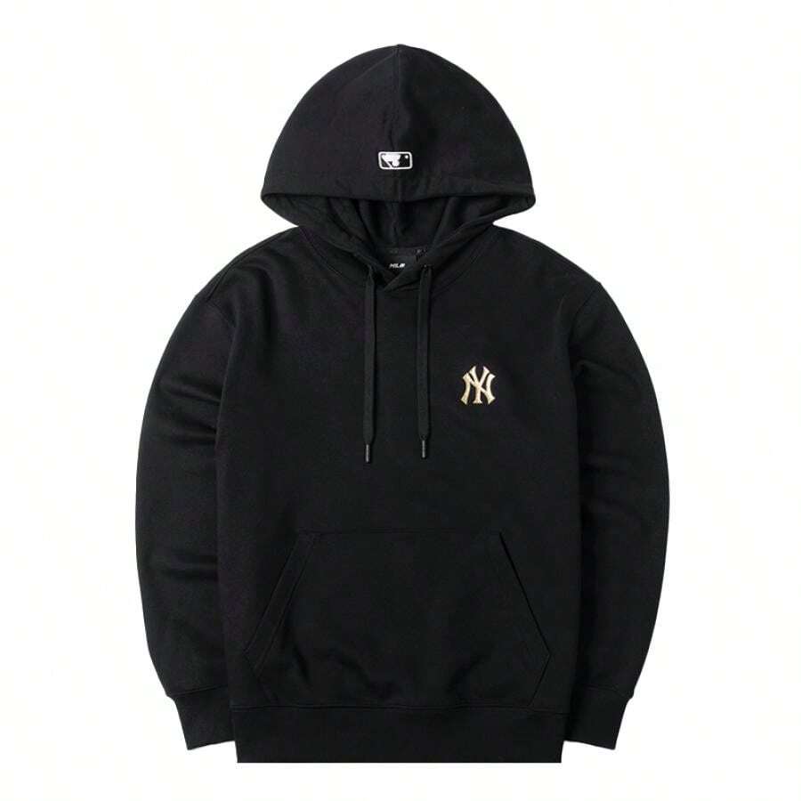 MLB Unisex NEW YEAR SNAKE OVERFIT HOODIE Casual Top Sportswear Simple Comfortable Pullover Sweatshirt 3AHDQ0151-50BKS - Black - View 1