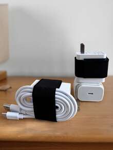 充电线整理器，户外旅行线夹，兼容苹果/安卓充电器 - 彩色 - 查看 2