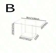 Juego de soporte de exhibición de postres de acrílico, soporte de acrílico transparente para cupcakes/postres, adecuado para cupcakes, pasteles, galletas, bandejas de postres en bodas, cumpleaños, fiestas - Multicolor - Ver 8