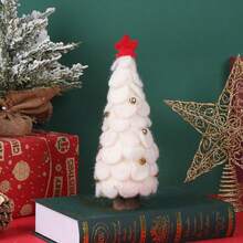 Árbol de Navidad artificial de escritorio mini, perfecto para decoración navideña, hogar, cocina, mesa de comedor - Multicolor - Ver 10