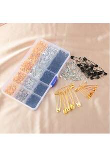10-500pcs Steel Safety Pin, Modern Minimalist Safety Pin Set For Home - Silver - View 8