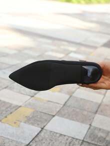 Wiosna/Jesień 2025 Nowe zimowe krótkie buty, średnio wysokie, dzianinowe buty z elastyczną cholewką, buty damskie