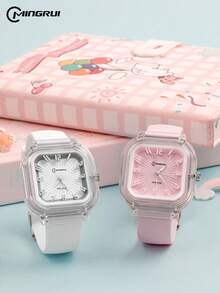 MINGRUI 2025 新款时尚石英表，适合女孩，高品质，30 米防水，适合礼物和日常装饰，学校用品，手表，30 毫米