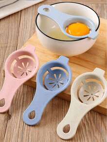 1pc Stainless Steel Manual Egg Beater/Mixer, Butter Whisk And Dough Blender, Easy Hand-Operated Egg Whisk, Semi-Automatic Press And Rotate, Suitable For Home Kitchen Use, Applicable For Eggs, Milk And Dough Mixing (Random Color)
