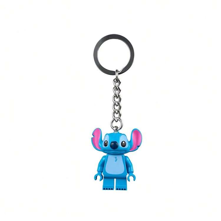 Lego 854319 Stitch Keychain Series Assembled Building Blocks Boys And Girls Toy Gifts - Multicolor - View 4