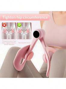Thigh Master, dispositivo de ejercicio mejorado para fortalecer el piso pélvico, entrenador de glúteos para mujeres, reductor de muslos, equipo de ejercicio para los músculos internos de los muslos para usar en casa. - Rosa - Ver 3