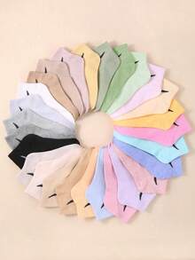 1/10/30 双男女通用运动中筒袜，适合青少年返校日常穿着的跑步运动训练袜，秋冬保暖袜和圣诞节万圣节装饰儿童必需品，儿童生日礼物 - 彩色 - 查看 10