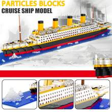 Luxury Cruise Ship Building Blocks (Various Difficulty Levels), Paris Eiffel Tower + Large Cruise Ship Romantic Combination, Unsinkable Ship, Ship Building Blocks, Particle Assembly, 3D Assembly Model, Office Decoration, Home Decor, New Year Gift, Valentine's Day Gift, Ideal Holiday Gift, Christmas Gift, Holiday Gift, Birthday Gift - Multicolor - View 4