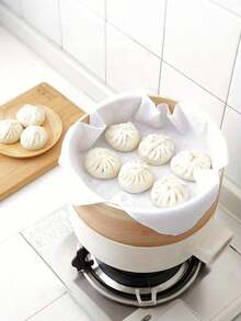 Steamer Cloth, Food Steamer Liner, Reusable Non-Stick Household Gauze, Steaming Cloth Steaming Pad, Steaming Basket, Steamed Bun Pad, Baking Steamer Pad, Steamed Bread And Boiled Seafood,Steamed Dumplings/Bread/Steamed Buns/Rice, Food Filter Cloth, Household Kitchen Supplies, Baking Supplies