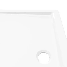 vidaXL Rectangular ABS Shower Base Tray 31.5"X39.4" - 白色 - 查看 7