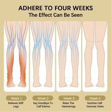 Hailicare 小腿按摩器 - 全自动电动腿部按摩器，3种模式，气压按摩，压缩紧身裤，缓解肌肉酸痛，塑造纤细腿部线条，USB充电