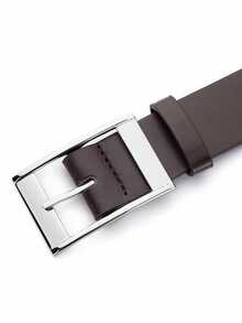 2条装时尚奢华男士腰带，PU皮革材质，金属针扣，高品质知名品牌设计师腰带，尺码齐全，男女皆宜，是秋冬季理想的配饰，适合青少年、青年、男士，休闲、户外、运动、度假、毕业、生日、日常穿着，也适合万圣节、商务、街头、波西米亚风、西部风等场合，是送给男士、丈夫、男友、父亲、爸爸的圣诞节礼物。 - 黑色+咖啡色 - 查看 5