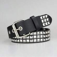 Belt For Women Sequins Personality Style Concave Fresh - Preto 3 Fileiras - View 1