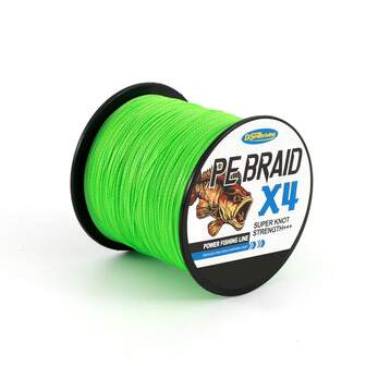 Línea de pesca trenzada - Rendimiento y potencia de grado profesional para pesca en agua salada o dulce - Línea de pesca trenzada de colores para mayor visibilidad
