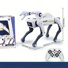 升级版特技机器狗 - App控制,AI语音激活,18种技能(功夫、舞蹈、游泳),USB充电,无线遥控,完美的节日礼物和奖品,节日礼物机器人 | 时尚未来设计 | 高科技产品,智能机器狗玩具,无线App控制,超长遥控距离82英尺 - AI智慧機器狗 - 查看 8