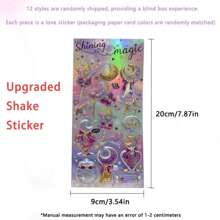 1 套贴纸，包含各种款式的贴纸、爱心贴纸、文具贴纸、彩色饰品贴纸和少女公主普通贴纸（款式随机）