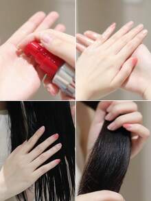 Premium Touch 护发油和 Fino 高级发膜，修复烫发损伤，高级滋养渗透精华，护发素（230克 + 70毫升） - 紅色 - 查看 5