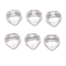 10 件/包 20 毫米扇形降落伞水晶玻璃珠，电镀颜色，DIY 珠宝配件，适用于项链、耳环、吊坠、手机壳、汽车装饰 - 20mm貝殼 - 查看 52