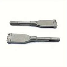 1 szt. Dłuto elektryczne z czterema zębami, krótkie, zintegrowane, dłuto i młotek, frez z węglika spiekanego do zaprawy, uchwyt SDS-Plus, narzędzie do usuwania spoin betonowych, cienki kształt tarczy, konstrukcja z sześcioma ostrzami, nadaje się do cięcia i szorstkowania muru, cegieł i kamieni