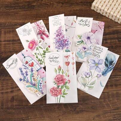 2pcs(A Card And An Envelope) Creative Bouquet Greeting Cards, Folding Birthday Cards, Message Cards, Very Suitable For Teacher's Day, Birthday, Memorial Day, Mother's Day, Father's Day, Thanksgiving Day, An Excellent Choice For G