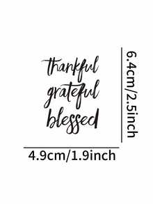 51张黑白书法PET材质基督教圣经经文贴纸 - 励志信仰贴纸，适用于圣经日记、剪贴簿和基督教礼品 - 黑色 - 查看 2