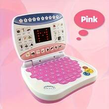 Kids Learning Computer Toy With Letters, Numbers, Music, Interactive LCD Screen & Keyboard - Educational Tablet-Like Gadget For Ages 3+, Portable Educational Game Console, Birthday/Christmas Gift For Boys & Girls (Pink/Blue) - Battery-Powered (Batteries Not Included) - Ideal For Preschool Learning & Early Childhood Education, Preschool Computer, Playful Design, Userfriendly Interface - Multicolor - View 9