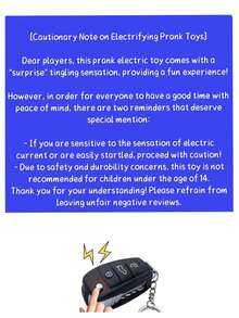 1 件电击汽车钥匙搞笑玩具道具，可用于恶作剧，为您的朋友和家人缓解压力的有趣方式 - 黑色 - 查看 4