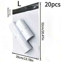 10pcs White Express Bags, Mailing Pouches - Suitable For Clothing, Personal Item Storage, Logistics, Mailing, Portable Packaging Bags, Multi-Purpose Bags, Holiday Gift Bags