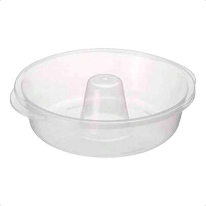 Super Forma De Bolo/pudim P/ Microondas 2 L Transparente