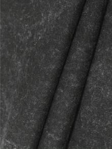 100% Pure Cotton  STRR Double-Sided Printed T-Shirt - Soft, Breathable, And Comfortable For Casual Wear - màu đen - Xem 5