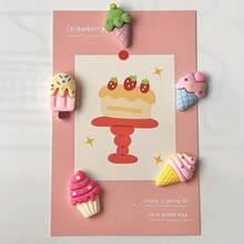 5pcs/Set Refrigerator Magnets - Fridge Magnets - Decorative Accessories For Office, Kitchen And Storage Cabinets - Creative Decor - Home Decor - Holiday Gifts - Office Supplies - Multi-Scene Use - Multicolor - View 9