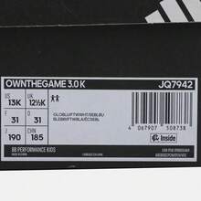 Adidas 男童 OWNTHEGAME 3.0 K 中帮篮球鞋 JQ7942 - 藍色 - 查看 7