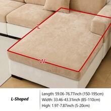 1PC Chenille Skin-Friendly Pet-Friendly Sofa Cover - Stretchable Machine Washable Slipcover For 1/2/3/4-Seater L-Shaped Sectionals, All-Season Non-Slip Multi-Purpose Protector - Multicolor - View 30