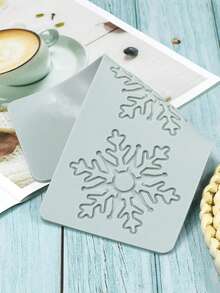 1 件蜂窝蕾丝硅胶模具，蜂窝巧克力法式甜点蛋糕烘焙模具 - 灰色 - 查看 5