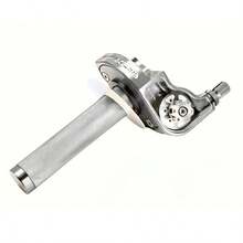 22 mm (7/8 po) Poignée d'accélérateur de moto, assemblage d'accélérateur à torsion rapide en alliage d'aluminium usiné, convient pour CRF CR YZ EXC SSR TTR DRZ DR RM CRF50 XR50 50 70 110 125 230 250 Moto tout-terrain - A - Voir 19