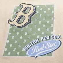 MLB Áo thun unisex cổ điển, dáng rộng, thoải mái, thích hợp cho thể thao, tập luyện. - Nâu cát - Xem 8