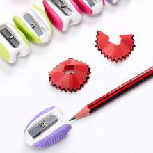 3pcs/Box Cute Cartoon Manual Pencil Sharpener, Suitable For Primary And Secondary School Students, Small And Portable, Also Suitable For College Students And Office Use - Multicolor - View 8