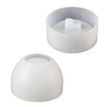 1 套耐用硅胶模具苹果形带盖，DIY 珠宝收纳盒容器，家居装饰 - 环氧树脂铸造，工艺必备 - 白色 - 查看 7