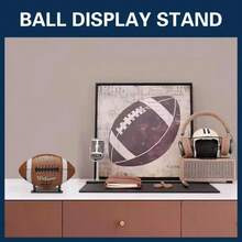 رف عرض كرات أكريليك مثلث الشكل، لتخزين الكرات الرياضية، رف عرض مثلث شفاف، رف تخزين الكرات الرياضية، مناسب لكرة القدم والسلة والتنس والبيسبول والبولينج والراجبي وغيرها من الكرات، رف عرض وتخزين التذكارات، مناسب للديكور الداخلي والخارجي، ديكور المكتب