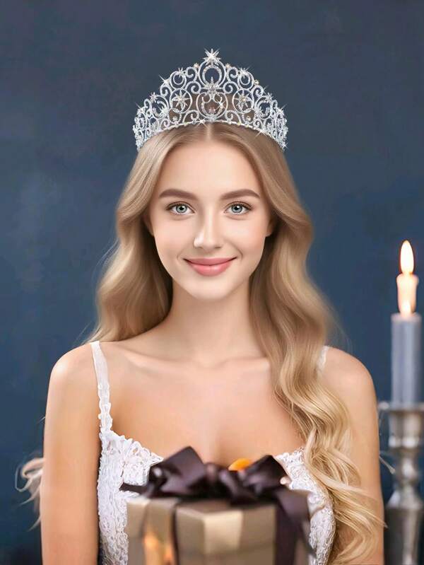 Accessorio da cerimonia premium, corona a bolle da strega malvagia, tiara da concorso di bellezza, accessorio da costume per festival e feste