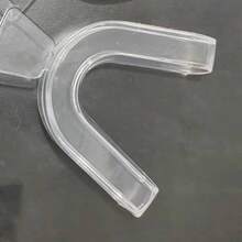 1 pièce Protège-dents de sport, dispositif anti-ronflement, plateau dentaire en silicone, protège-dents, Taekwondo Sanda, équipement de protection pour la boxe - Bleu azur - Voir 3