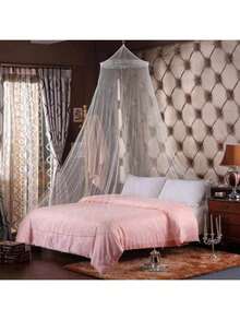 Ceiling Mosquito Net - For Double Or Single Bed - Decoration And Elegance - PRIMICIAS QIU - 白色 - 查看 2